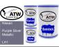 Preview: Nissan, Purple Silver Metallic, LH1: 500ml Lackdose + 500ml Klarlack + 250ml Härter - Set, von ATW Autoteile West.